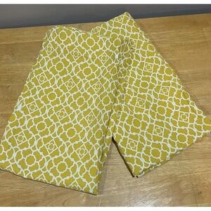 Waverly Yellow Trellis Curtain (2) Panels 82x46" Country Cottage Core‎ Gold